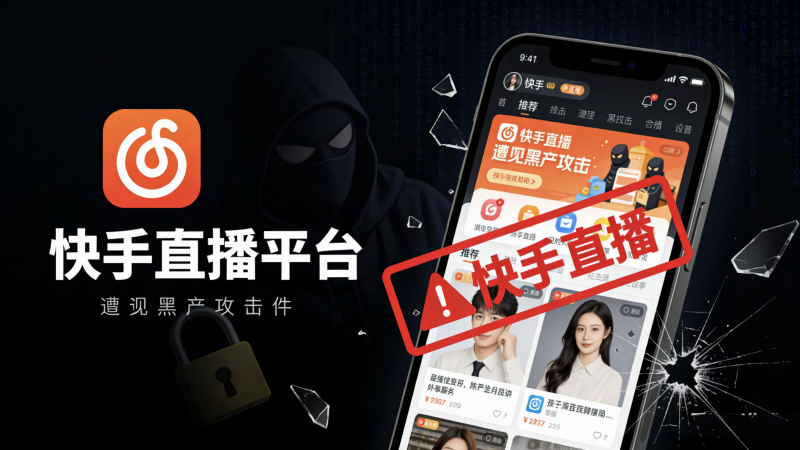 快手直播爆雷！黑客绕开审核疯狂刷屏违规内容，下载量反激增，这波“黑流量”谁扛得住？