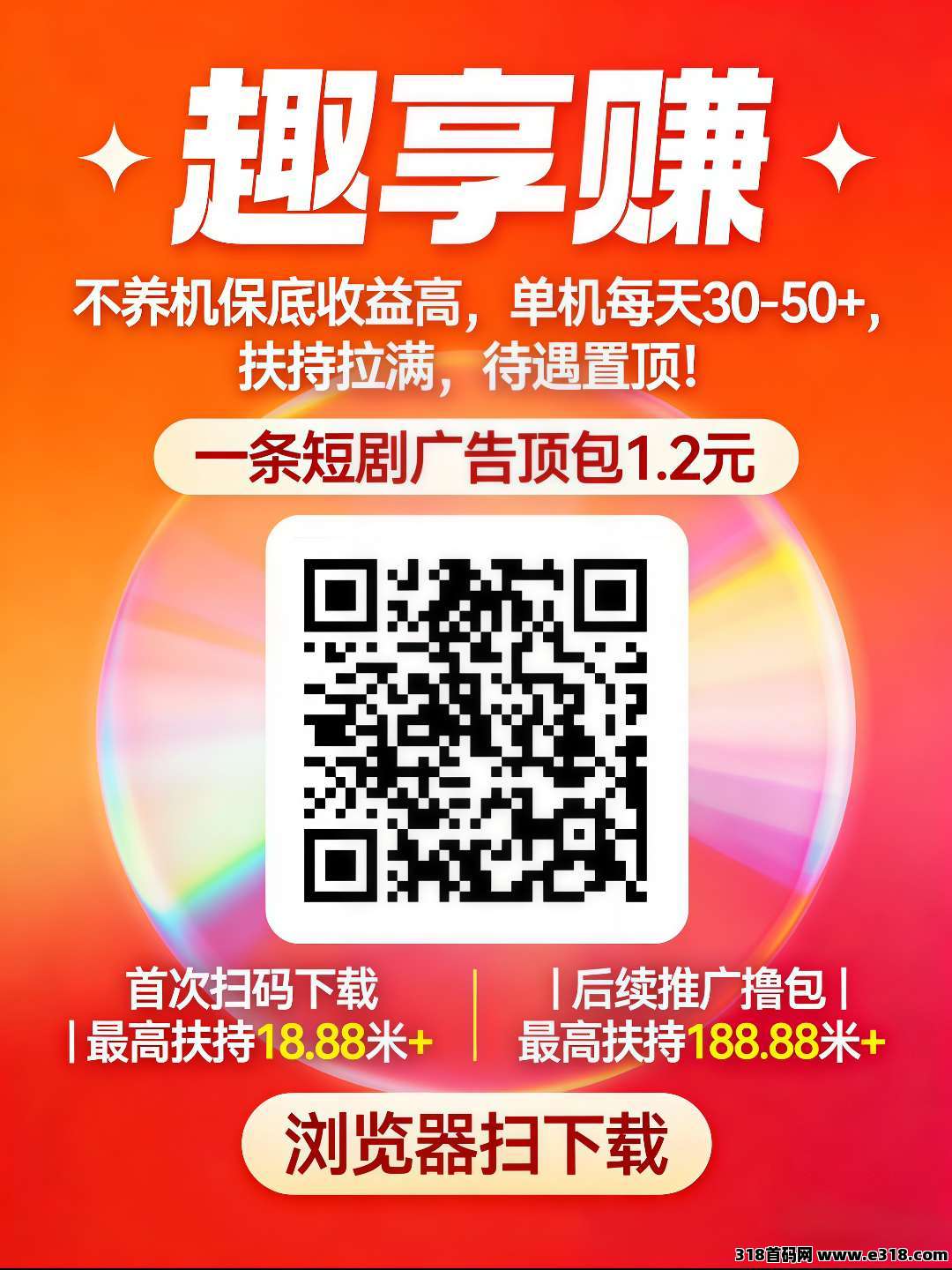 首码趣享赚：解锁零门槛赚钱新姿势，广告收益+团队推广双管齐下！
