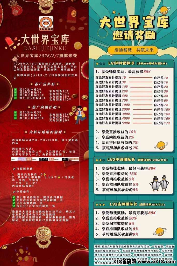 大世界宝库首码：零撸广告新风口