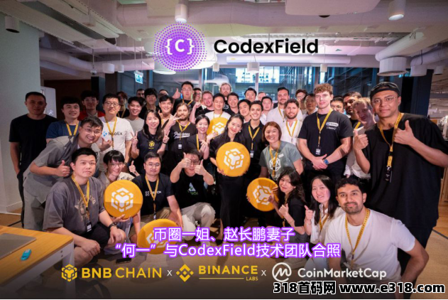 币安孵化的冠军项目“CodexField”，上线挖头矿