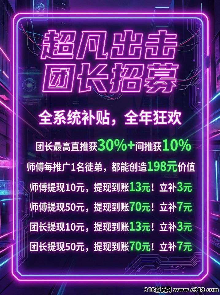 超凡出击零撸广告,不养机保底,首次扫码高额扶持,免费提供不养机玩法教程!