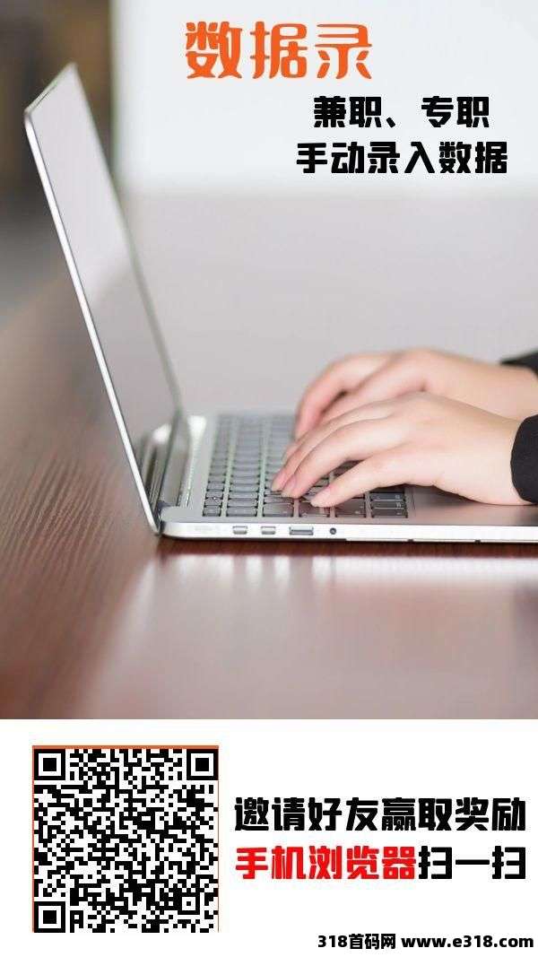 数据录，简单只需要打字就可以，轻松赚零花钱