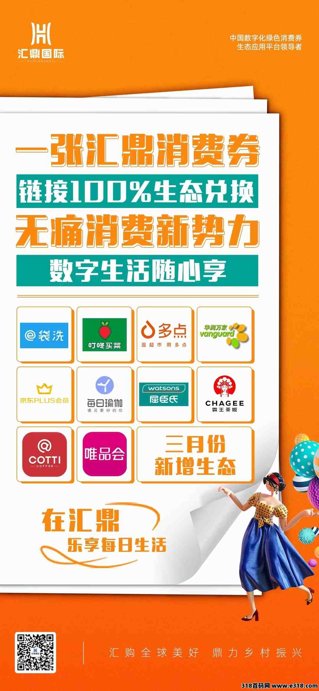 注册汇鼎国际，衣食住行，靠消费卷