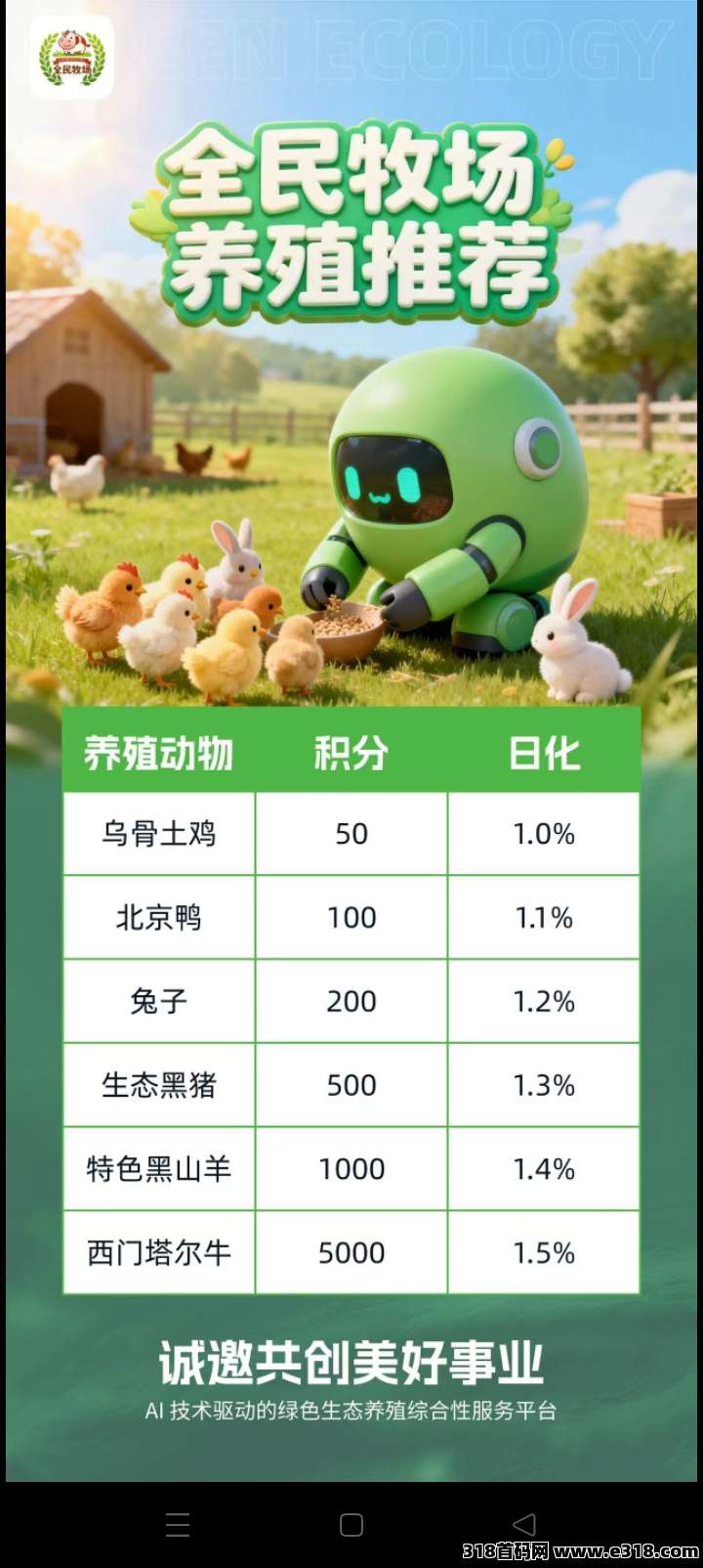 首码全民牧场内测，0撸