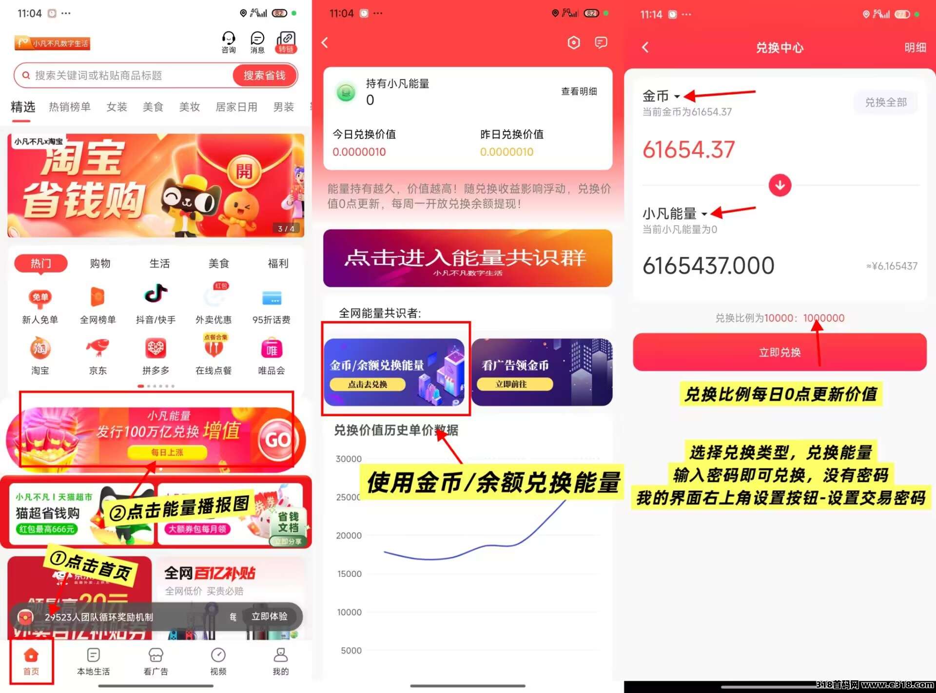 小凡不凡新板块，错过一个圈圈，兑换能量每日上涨