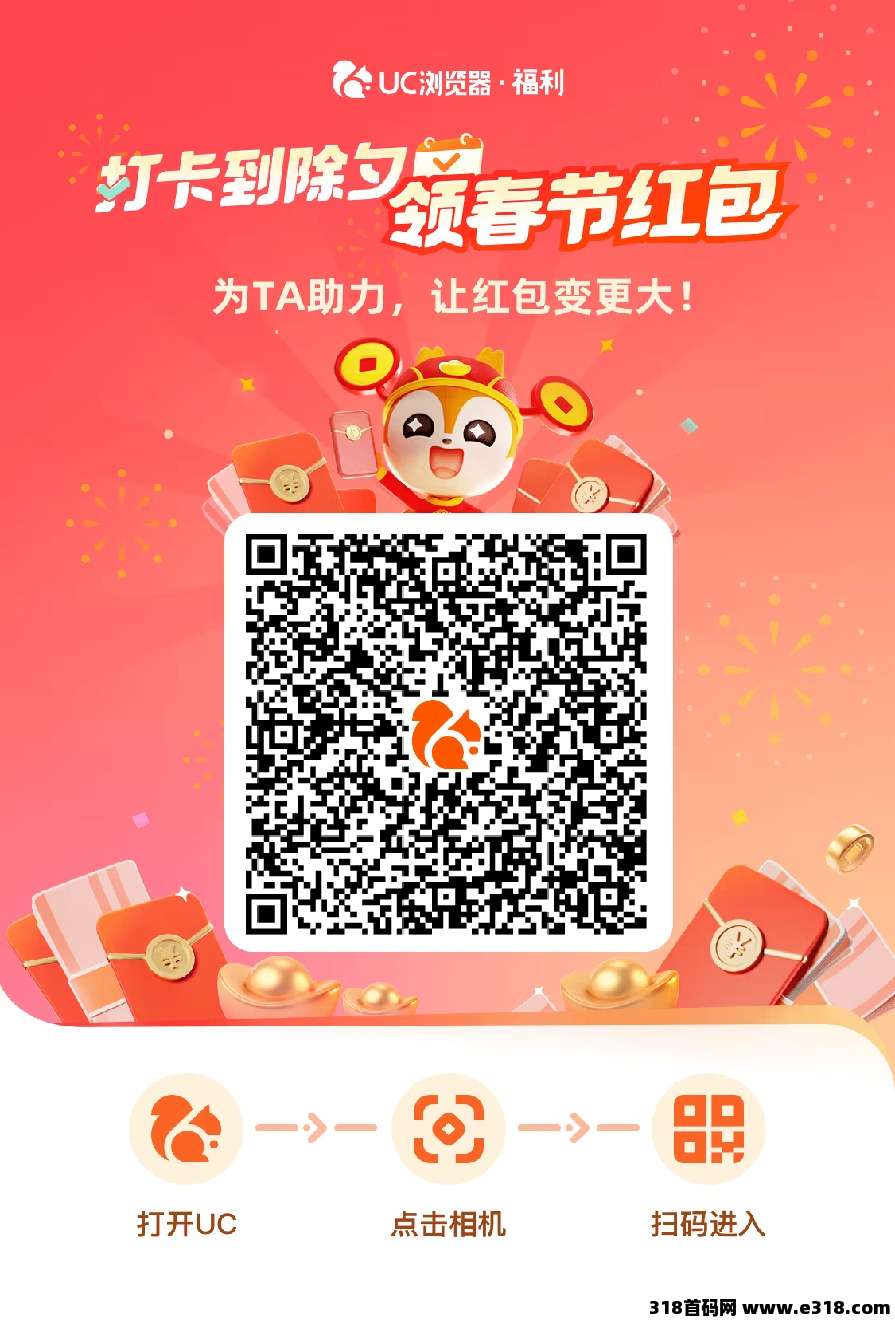 新春福利UC浏览器又来搞事情了，现在起签到打卡都有红包领！