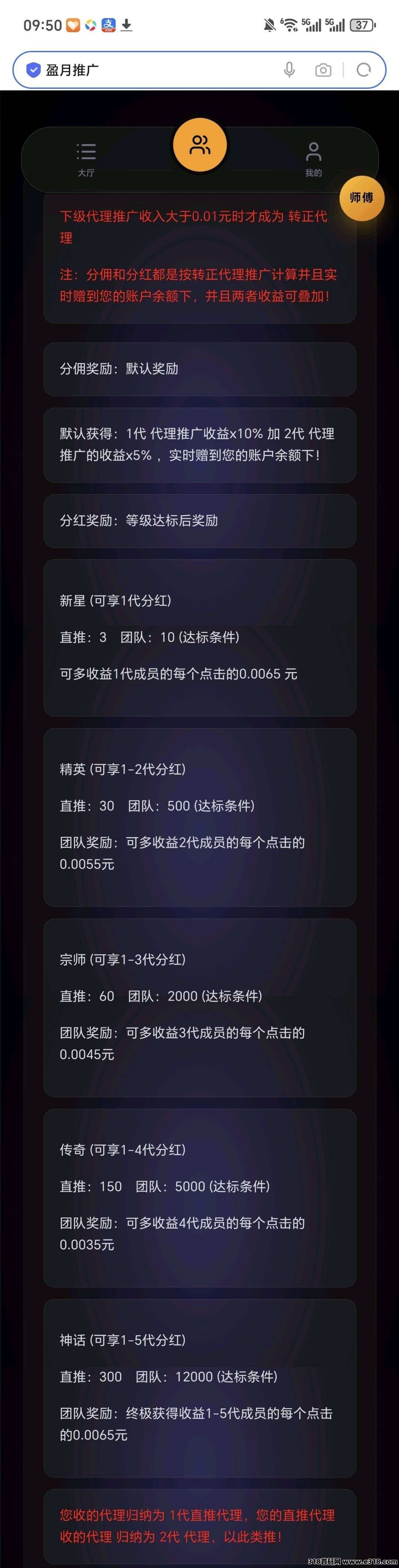 〖盈月影视〗零撸分享赚，保底收益高， 免费vip看各类影视