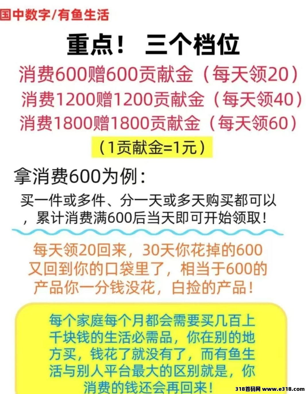 《有鱼生活》新人玩法,两件商品